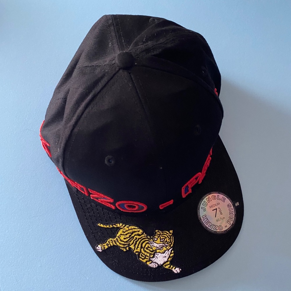 Kenzo X H&M Black Baseball Hat